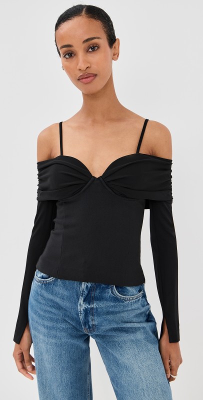 SIMKHAI Hazel Top Black