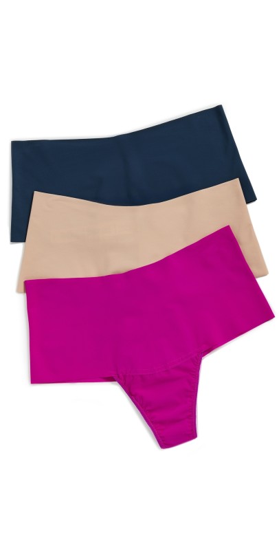 Hanky Panky High Rise Thong 3 Pack Multi