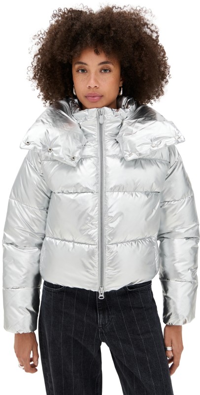 Save The Duck Giselle Puffer Silver