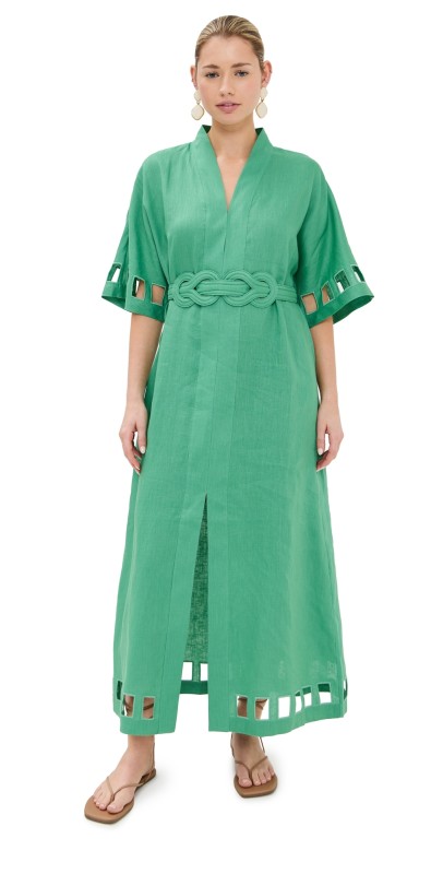 Figue Adalaide Dress Apple Green