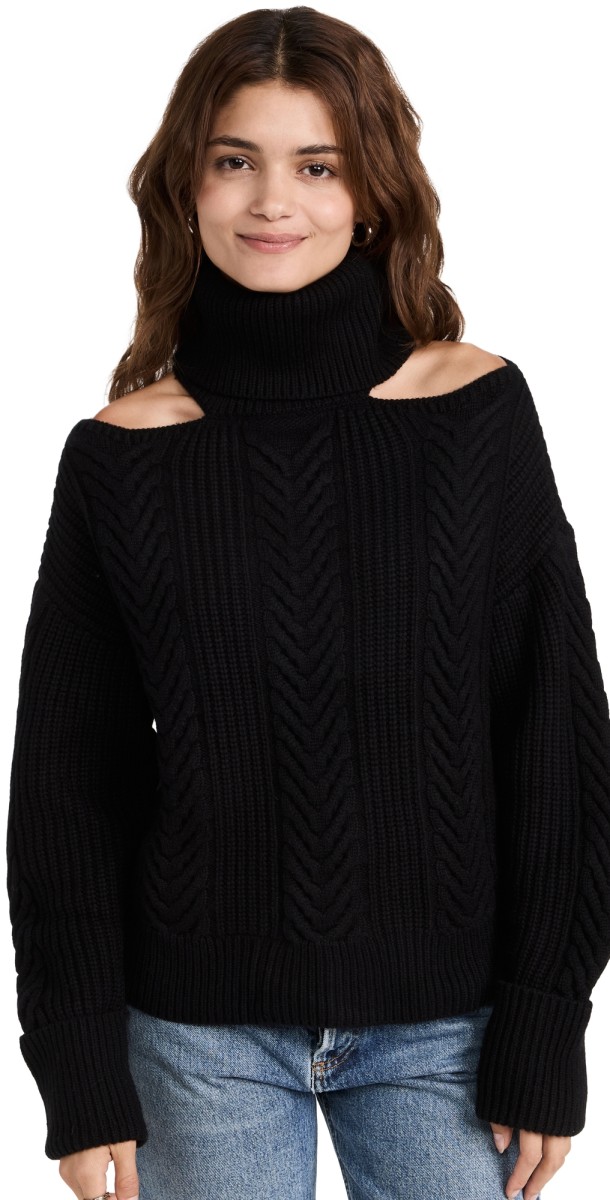 PAIGE Lorilee Sweater Black