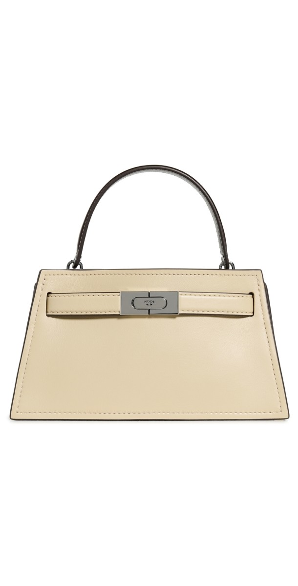 Tory Burch Lee Radziwill Pebbled Top Handle Petite Bag Pral