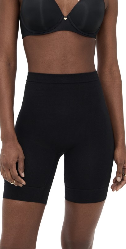 Yummie Rosie Cotton Slip Shorts Black