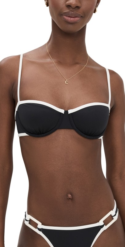 Solid & Striped The Jordana Top Noir