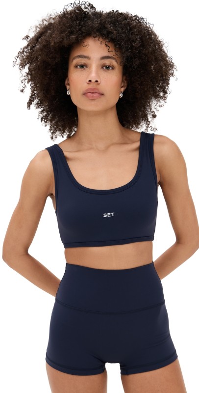 SET Airluxe Breathe Scoop Bra Spades