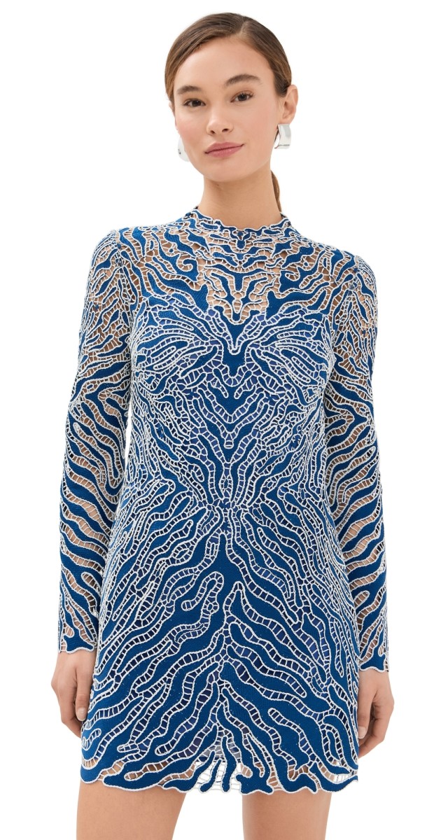 SIMKHAI Charis Mini Dress Marine Multi