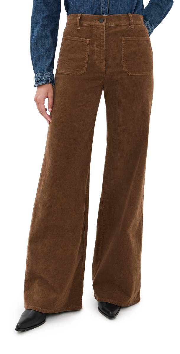 Nili Lotan Florence Corduroy Pants Cafe