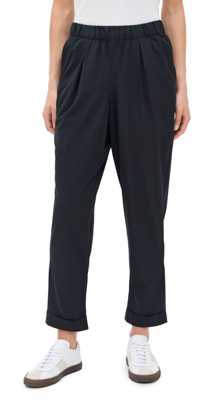 Varley Alana Slim Tapered Cuff Pants 27 Black