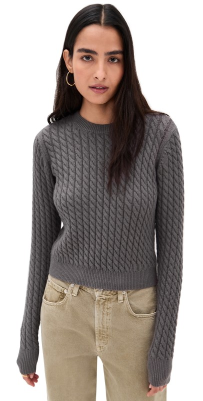 Favorite Daughter The Feel Good Sweater Grey Shadow