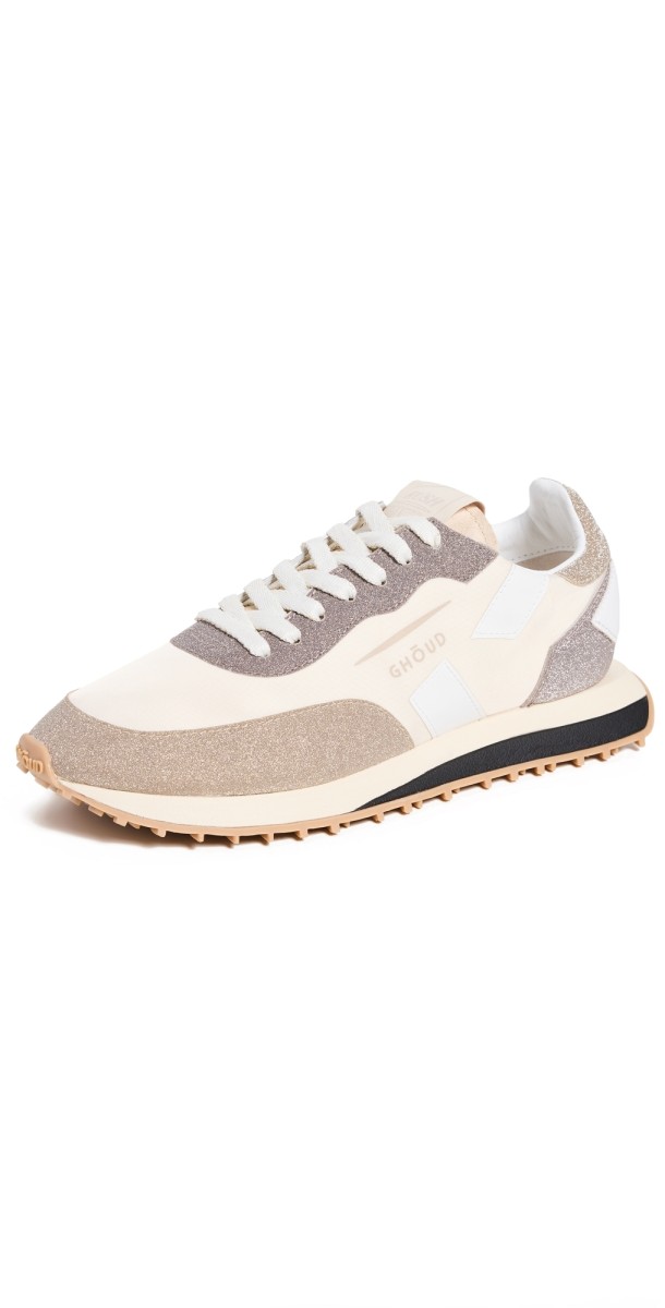 GHOUD Starlight Soft Low Sneakers Glitter Cream/Platinum