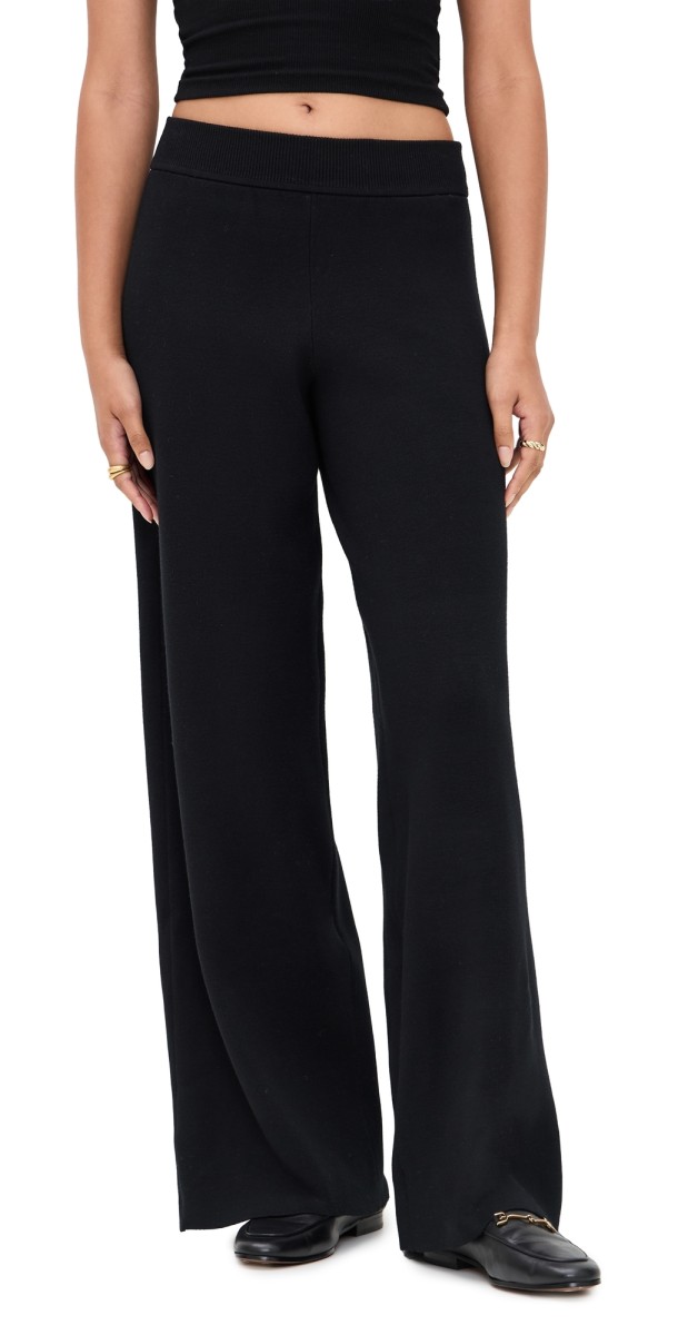 Splendid Hannah Sweater Pants Black