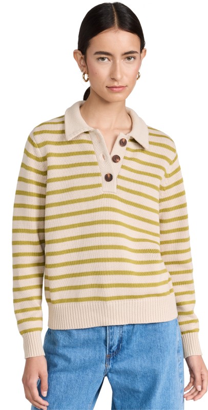 DEMYLEE Renny Cotton Sweater Natural / Ginkgo Nut