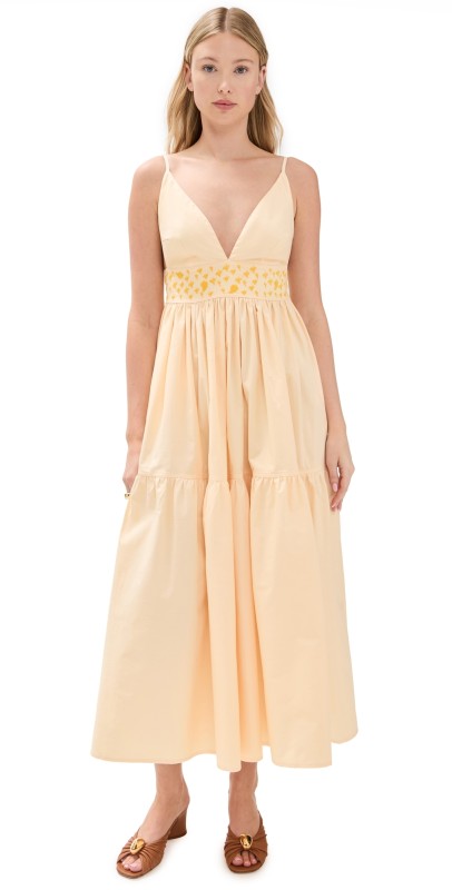 Fanm Mon Ruzgar Dress Light Yellow