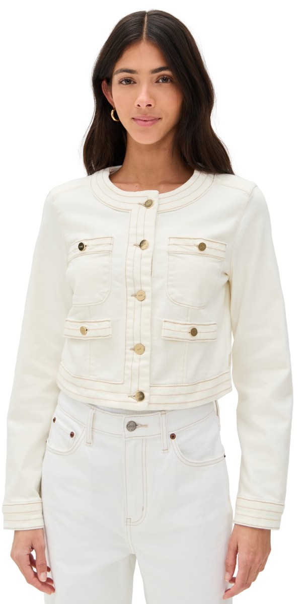 PAIGE Kiya Jacket Toasted Ecru