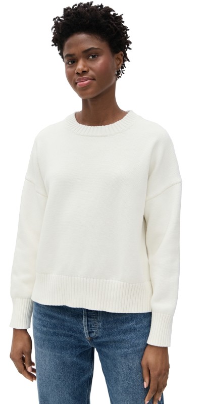 perfectwhitetee Janet Sweater White