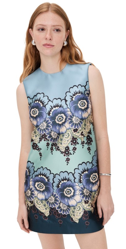 ALÉMAIS Madalena Mini Dress Blue