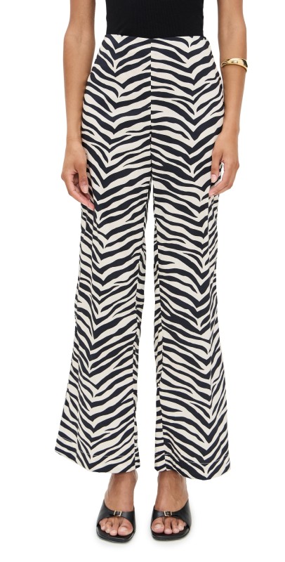 SIMONMILLER Pia Poplin Pants Zebra Print