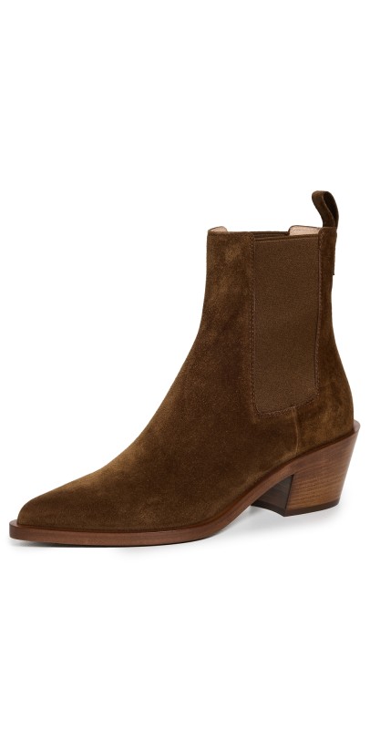 Gianvito Rossi Wylie Camoscio Stivale Booties Texas