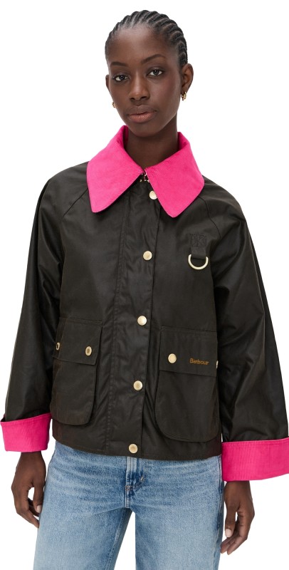 Barbour Icons Spey Wax Jacket Olive/Classic