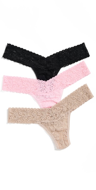Hanky Panky Signature Lace Low Rise 3 Pack Bcbl