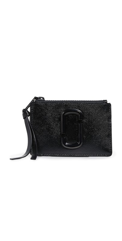Marc Jacobs The Snapshot Top Zip Multi Wallet Black