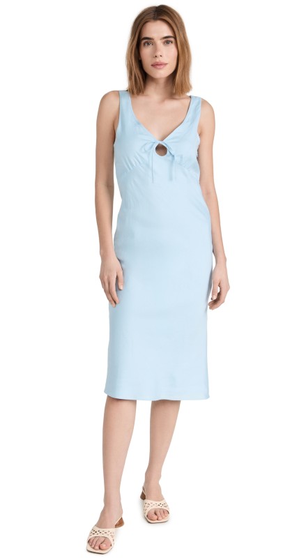 Amanda Uprichard Clarisse Dress Powder Blue