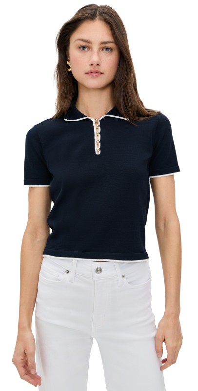 FRAME The Sport Polo Navy Multi