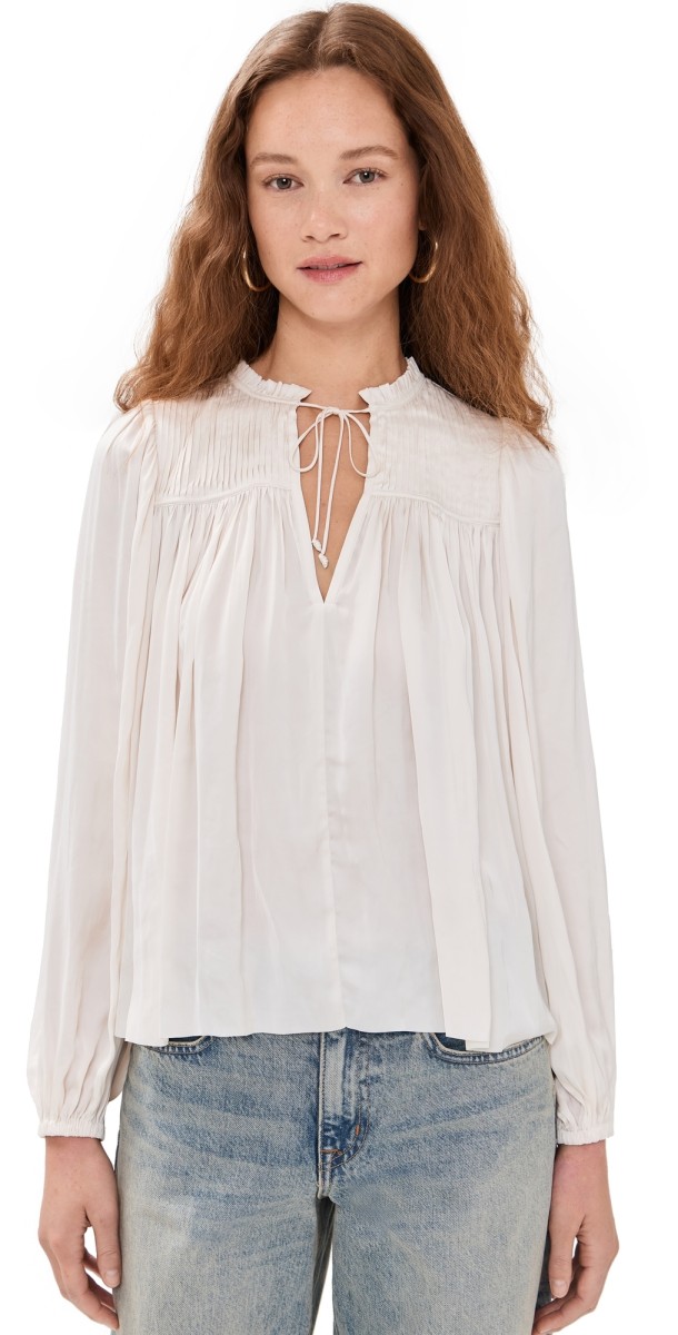 Ulla Johnson Freja Blouse Cowrie