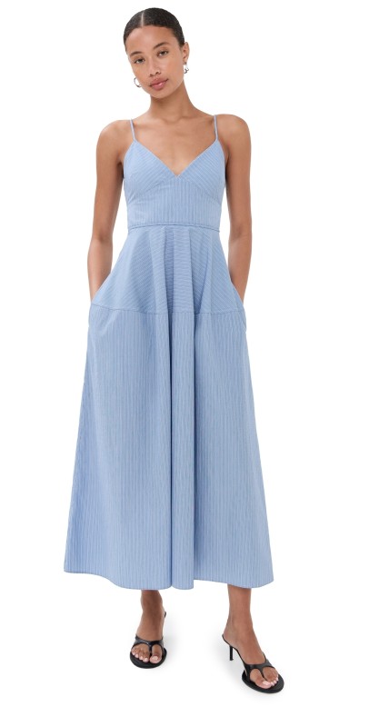 CO Basque Dress Blue Multi