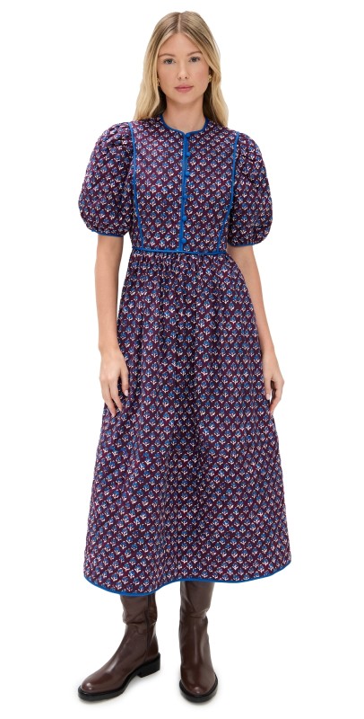 Hunter Bell Brenner Dress Autumn Fleur Fig