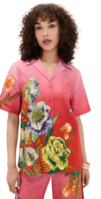 ALÉMAIS Inez Shirt Pink Ombre