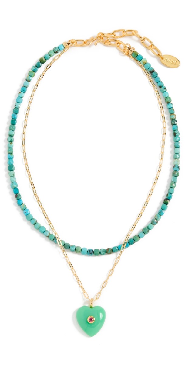 Lizzie Fortunato Lamai Heart Necklace Gr