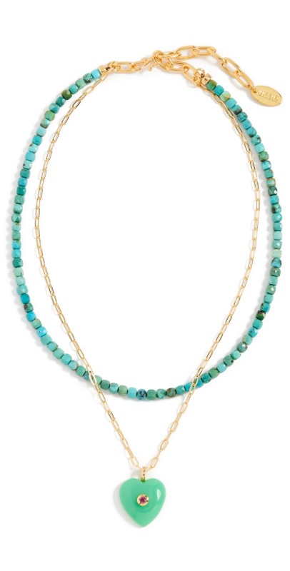 Lizzie Fortunato Lamai Heart Necklace Gr