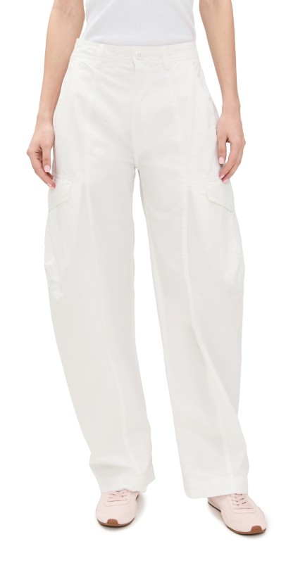 Polo Ralph Lauren Woven Ankle Cargo Pants White
