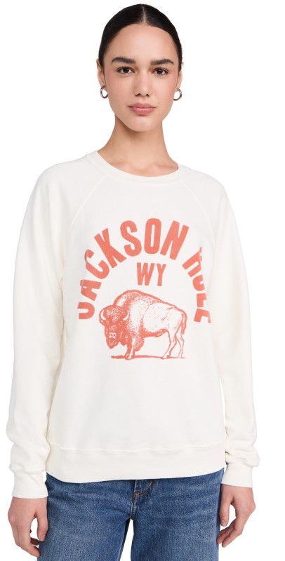 Original Retro Brand Jackson Hole Sweatshirt Antique White