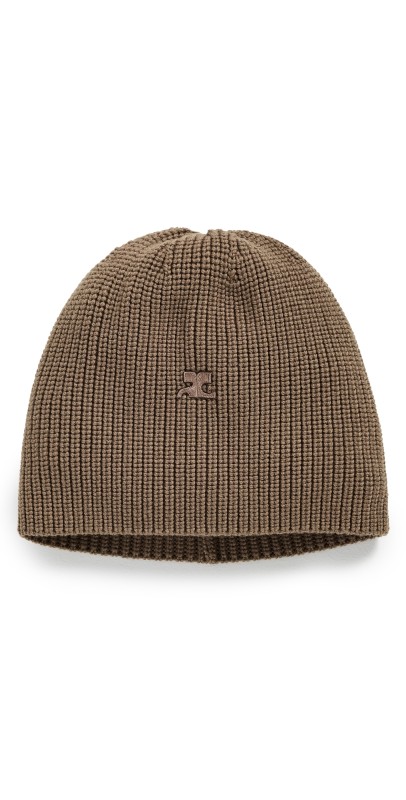 Courrèges AC Light Wool Beanie Mocha