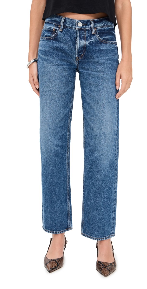MOUSSY VINTAGE Philadelphia Straight Jeans Blue