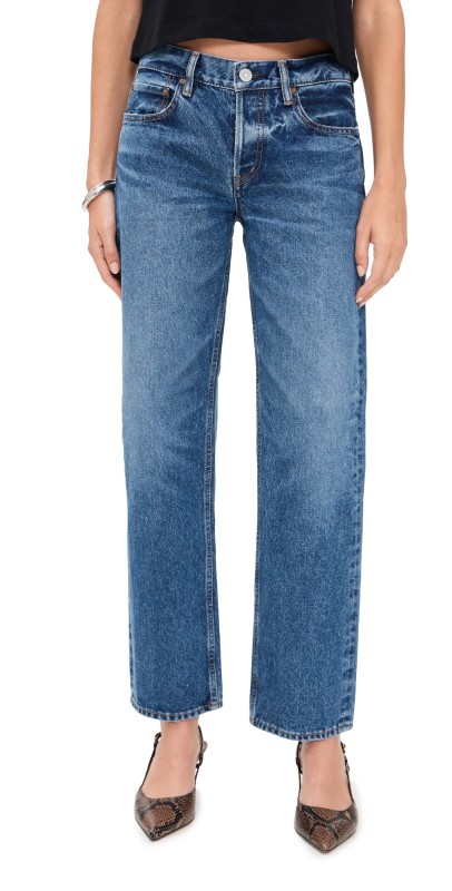 MOUSSY VINTAGE Philadelphia Straight Jeans Blue