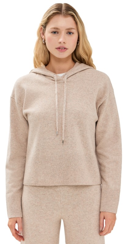 Veronica Beard Jean Billy Hoodie Oatmeal