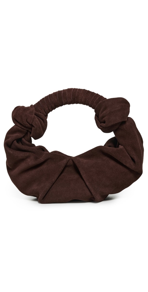 SIMONMILLER Suede Lopsy Bag Chocolat