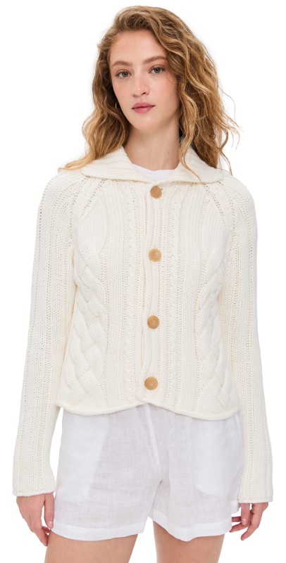 Frank & Eileen Mini Cardigan Ivory