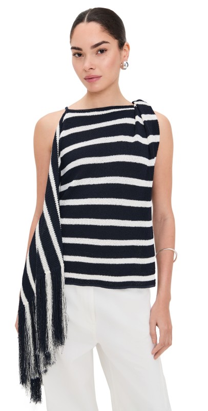Proenza Schouler Yves Top Navy Multi