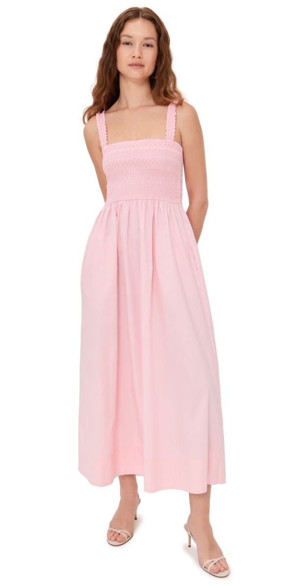 Pistola Denim Genevieve Dress Pink Salt