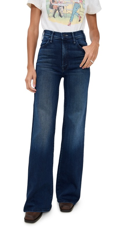 MOTHER The Hustler Roller Sneak Jeans Homecoming High