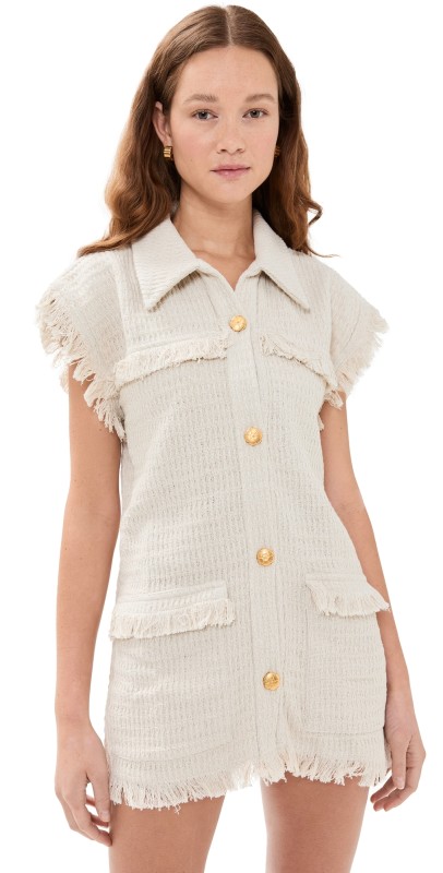 Culthera Gobine Parchment Vest White