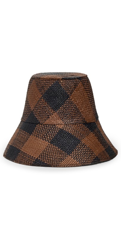 Johanna Ortiz Iconic Black/Wood Heaven and Earth Hat Iconic Black/Wood