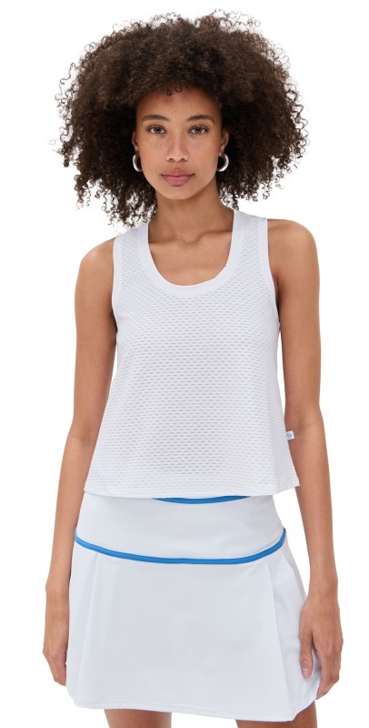 Addison Bay Doubles Tank Super White