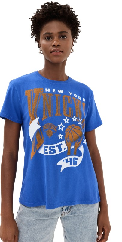 Junk Food Knicks Banner Vintage Tee Liberty