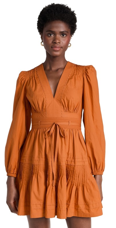 Ulla Johnson Rosalind Dress Saffron