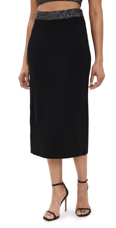 A. L.C. Jane Skirt Black/Silver
